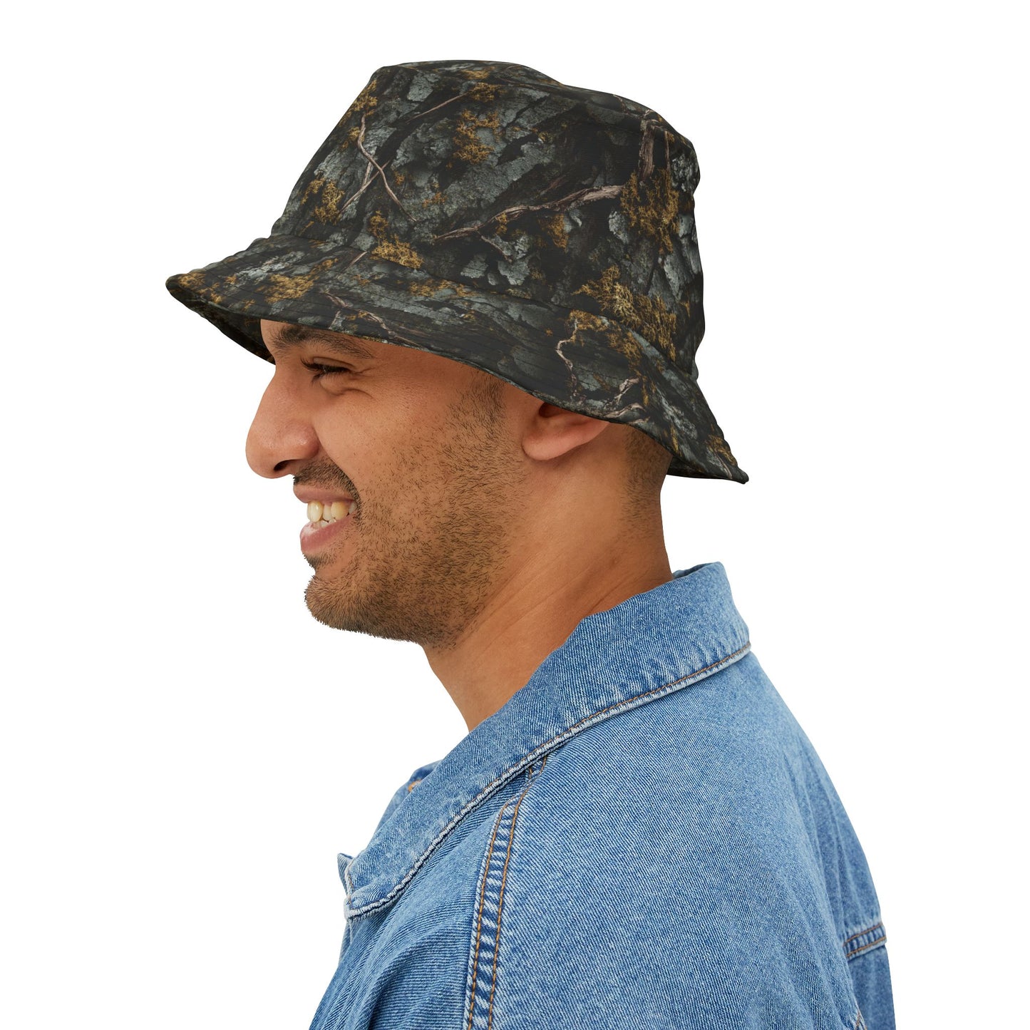 Camo Bucket Hat: Darkwood Moss