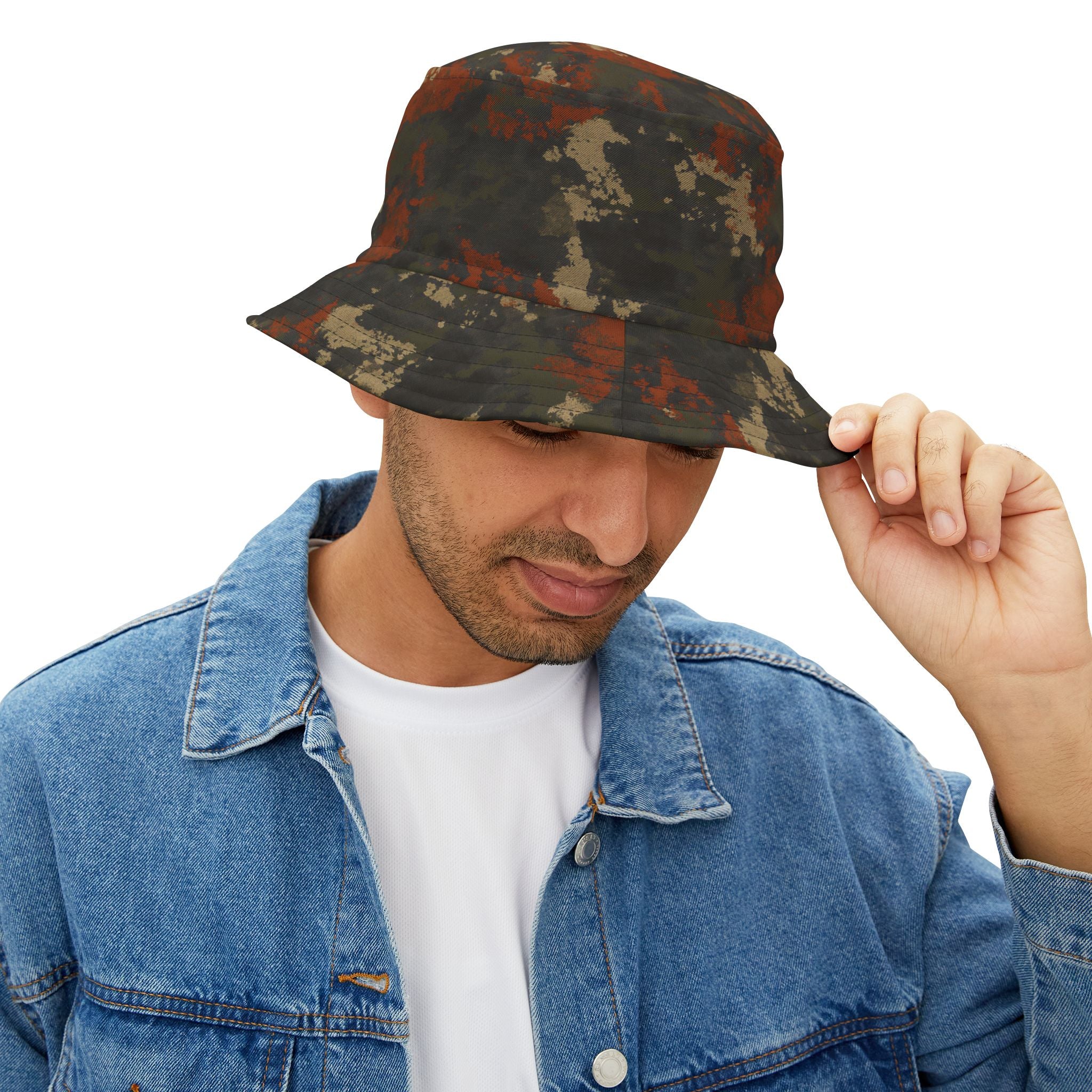 Camo Bucket Hat: Faded Frontier – WACK HATS