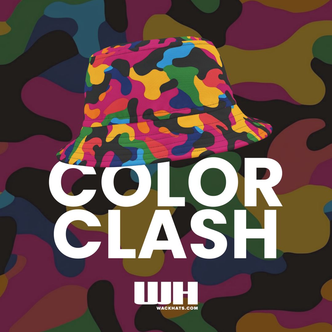 Camo Bucket Hat: Color Clash